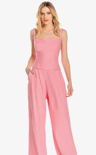 Blouse and Pant Set - Pink